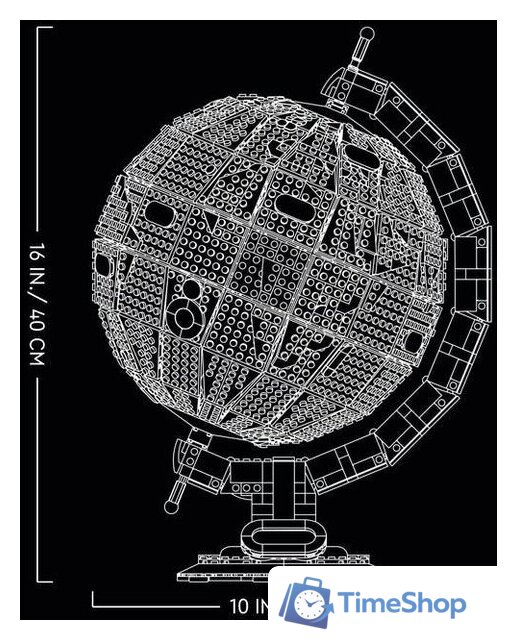 Конструктор LEGO Ideas 21332 Глобус - Изображение №8 — Интернет-магазин Time-Shop