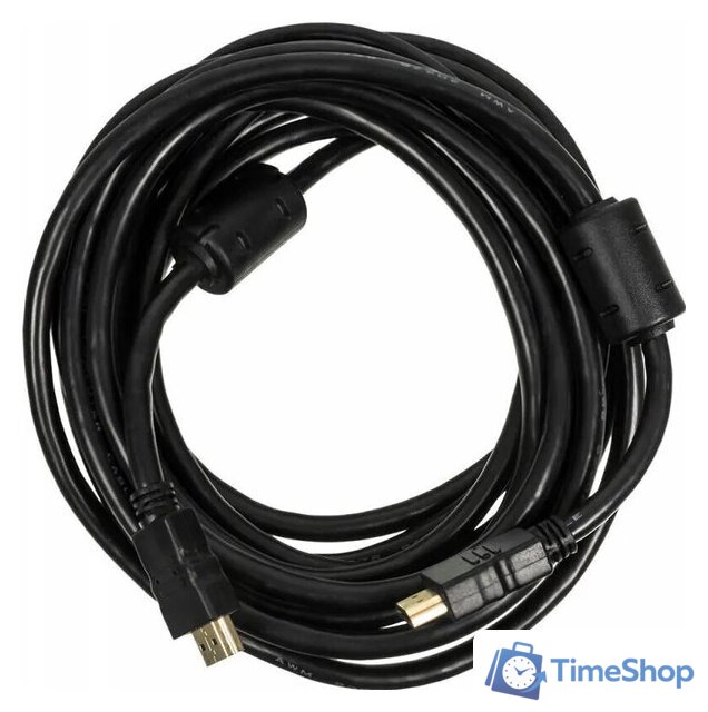 Кабель Ningbo HDMI-5M-MG HDMI - HDMI (5 м, черный) - Изображение №1 — Интернет-магазин Time-Shop