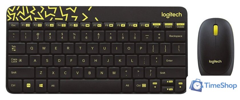 Офисный набор Logitech MK240 Nano 920-008198 (черный) - Изображение №1 — Интернет-магазин Time-Shop