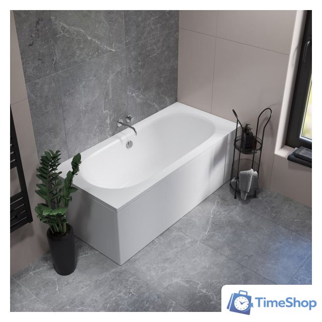 Ванна Lauter Ava 180 21208080 (с ножками и сифоном 21Y11030 хром) - Изображение №7 — Интернет-магазин Time-Shop