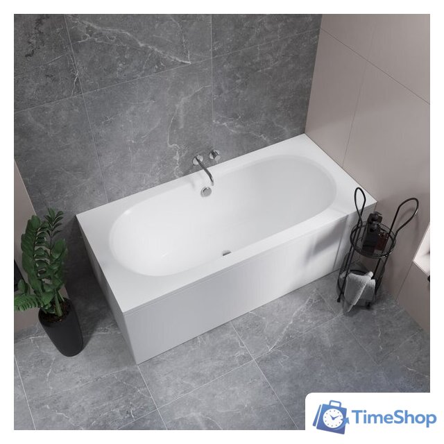 Ванна Lauter Ava 180 21208080 (с ножками и сифоном 21Y11030 хром) - Изображение №8 — Интернет-магазин Time-Shop