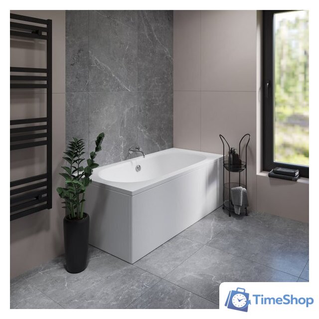 Ванна Lauter Ava 180 21208080 (с ножками и сифоном 21Y11030 хром) - Изображение №9 — Интернет-магазин Time-Shop