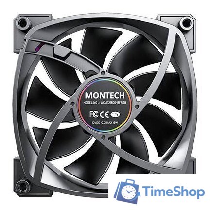 Комплект вентиляторов для корпуса Montech AX120 PWM 3 IN 1 (черный) - Изображение №4 — Интернет-магазин Time-Shop