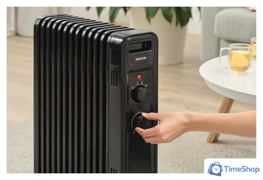 Масляный радиатор Sencor SOH 3513BK - Изображение №10 — Интернет-магазин Time-Shop