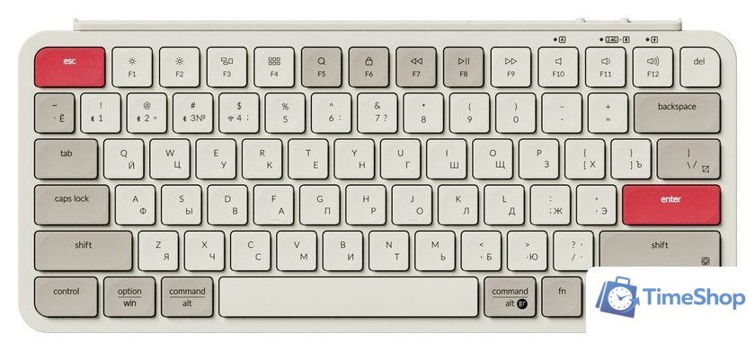 Клавиатура Keychron B1 Pro B1P-K13-RU (ретро красный) - Изображение №1 — Интернет-магазин Time-Shop