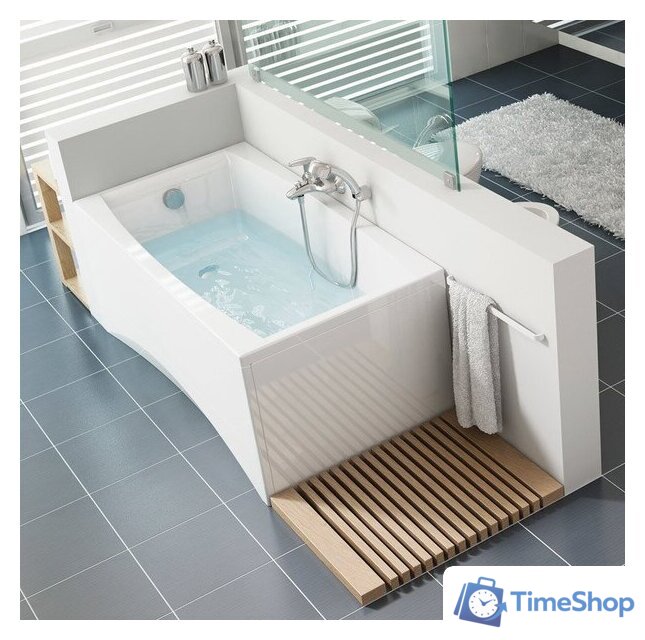 Ванна Cersanit Virgo 180x80 (с каркасом) - Изображение №2 — Интернет-магазин Time-Shop