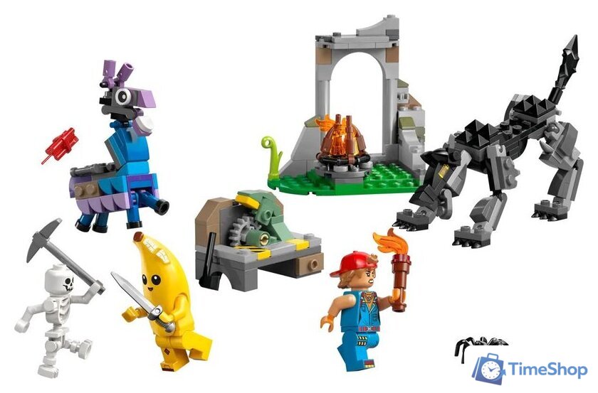 Конструктор LEGO Fortnite Лагерь Пили и Спаркплаг 77075 - Изображение №4 — Интернет-магазин Time-Shop
