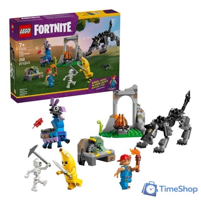 Конструктор LEGO Fortnite Лагерь Пили и Спаркплаг 77075 - Изображение №3 — Интернет-магазин Time-Shop