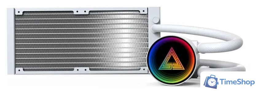 Система жидкостного охлаждения для процессора Montech LightFlow ARGB 240 (белый) - Изображение №4 — Интернет-магазин Time-Shop