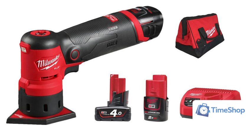 Дельташлифмашина Milwaukee M12FDSS-422X 4933479681 (с 2-мя АКБ 2 Ач, 4 Ач) - Изображение №1 — Интернет-магазин Time-Shop
