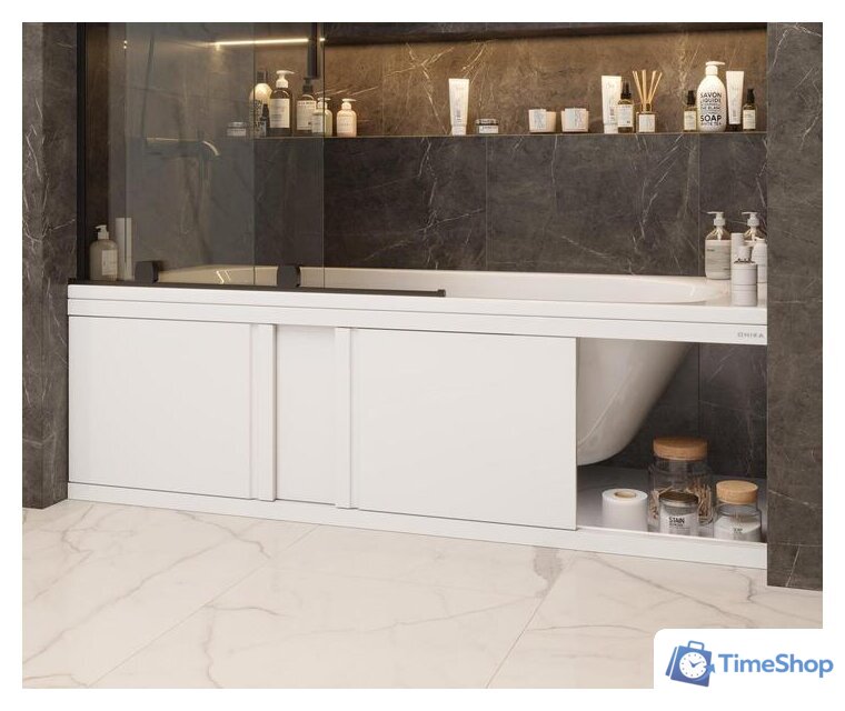 Фронтальный экран под ванну Onika Одио Нова 150 515018 (белый) - Изображение №1 — Интернет-магазин Time-Shop