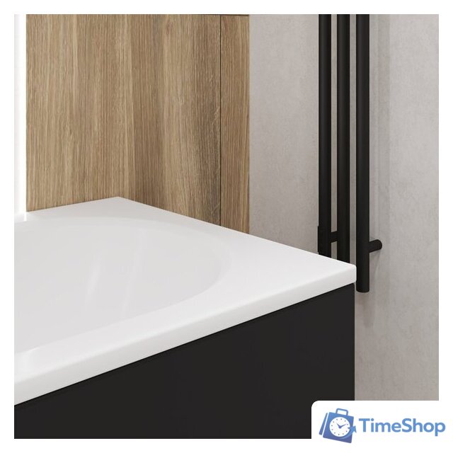 Ванна Lauter Haven 160x75 21202006 (с ножками, лицевым черным и торцевым экраном) - Изображение №12 — Интернет-магазин Time-Shop