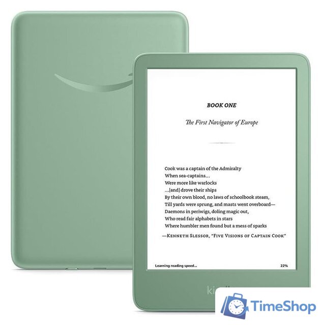 Электронная книга Amazon Kindle 2024 16GB Ad-supported (newest model, матча) - Изображение №1 — Интернет-магазин Time-Shop