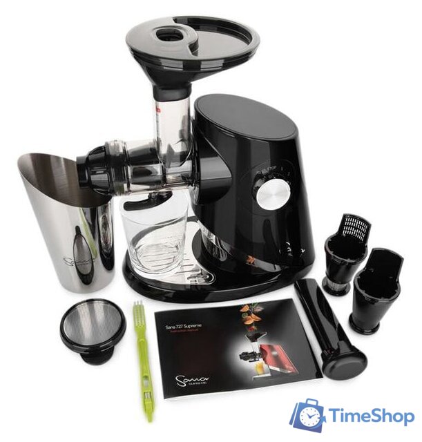 Соковыжималка Sana Juicer 727 Supreme (черный) - Изображение №23 — Интернет-магазин Time-Shop