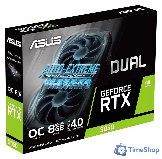 Видеокарта ASUS Dual GeForce RTX 3050 OC Edition 8GB DUAL-RTX3050-O8G - Изображение №8 — Интернет-магазин Time-Shop