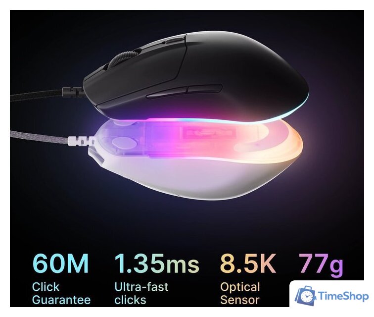 Игровая мышь SteelSeries Rival 3 Gen 2 (черный) - Изображение №7 — Интернет-магазин Time-Shop