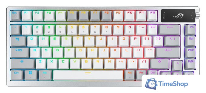 Клавиатура ASUS ROG Azoth White (ASUS ROG NX Snow) - Изображение №1 — Интернет-магазин Time-Shop