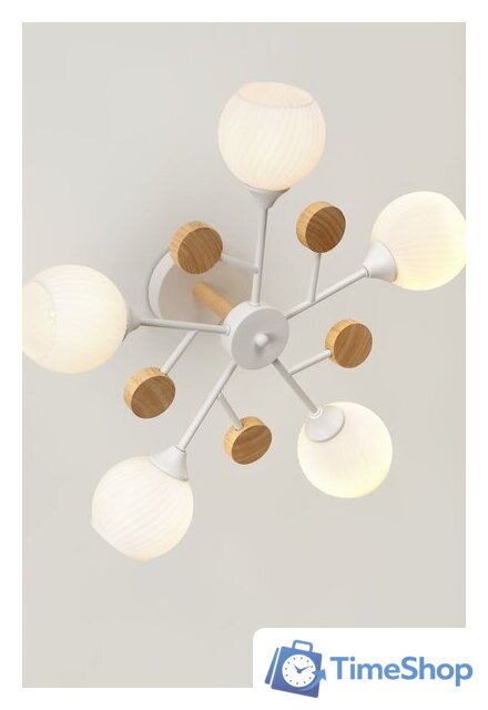 Люстра средней высоты Rivoli Chiara 9180-305 Б0068452 - Изображение №10 — Интернет-магазин Time-Shop