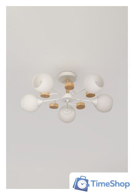 Люстра средней высоты Rivoli Chiara 9180-305 Б0068452 - Изображение №8 — Интернет-магазин Time-Shop