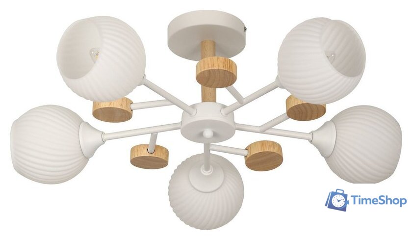 Люстра средней высоты Rivoli Chiara 9180-305 Б0068452 - Изображение №6 — Интернет-магазин Time-Shop