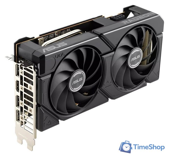 Видеокарта ASUS Dual Radeon RX 7600 EVO OC Edition 8GB GDDR6 DUAL-RX7600-O8G-EVO - Изображение №1 — Интернет-магазин Time-Shop