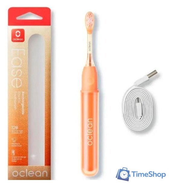 Электрическая зубная щетка Oclean Ease N1800 (оранжевый) - Изображение №1 — Интернет-магазин Time-Shop