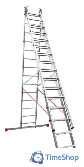Лестница-стремянка Новая высота NV 523 трёхсекционная индустриальная 3x14 ступеней - Изображение №5 — Интернет-магазин Time-Shop