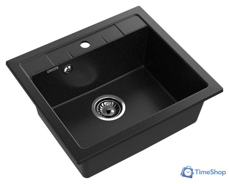 Кухонная мойка GranFest Quadro 561 (черный) - Изображение №4 — Интернет-магазин Time-Shop