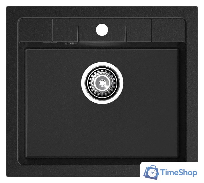 Кухонная мойка GranFest Quadro 561 (черный) - Изображение №1 — Интернет-магазин Time-Shop