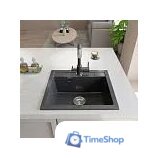 Кухонная мойка GranFest Quadro 561 (черный) - Изображение №2 — Интернет-магазин Time-Shop