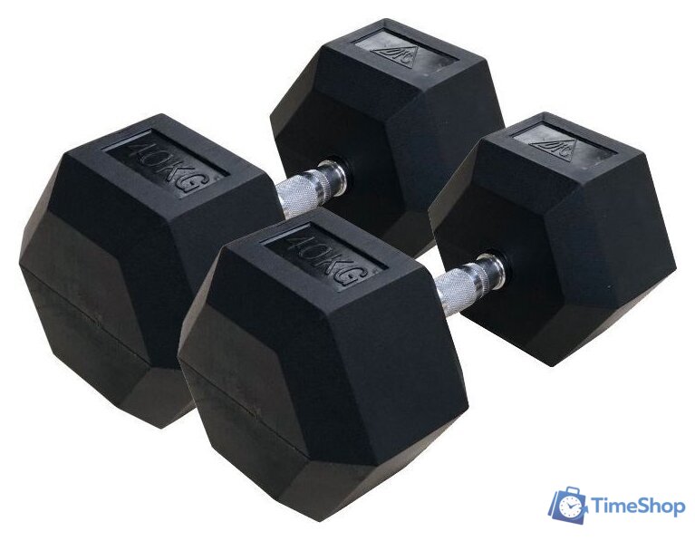 Набор гантелей DFC DB001-40 2x40 кг - Изображение №1 — Интернет-магазин Time-Shop