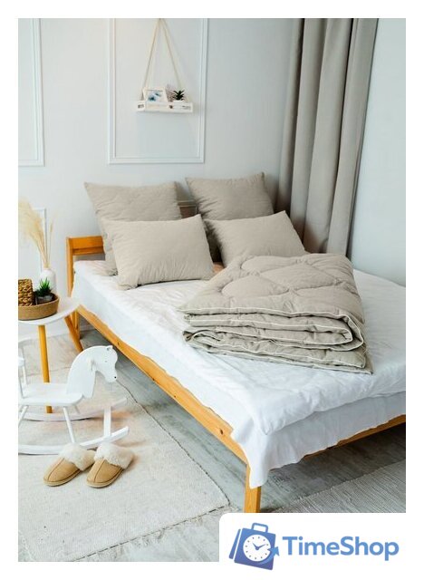 Одеяло Angellini 4с414л 140x205 (серый) - Изображение №2 — Интернет-магазин Time-Shop