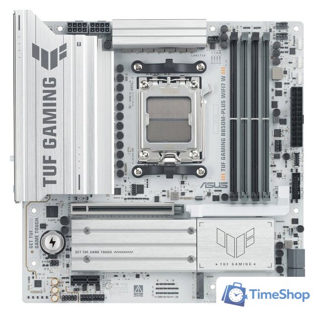 Материнская плата ASUS TUF Gaming B850M-Plus WiFi7 W - Изображение №1 — Интернет-магазин Time-Shop