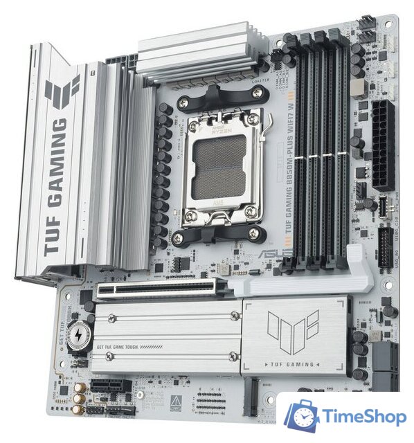 Материнская плата ASUS TUF Gaming B850M-Plus WiFi7 W - Изображение №2 — Интернет-магазин Time-Shop