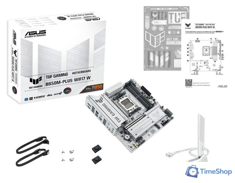 Материнская плата ASUS TUF Gaming B850M-Plus WiFi7 W - Изображение №7 — Интернет-магазин Time-Shop