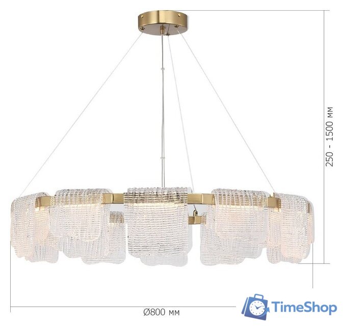 Подвесная люстра ST Luce SL6021.203.66 - Изображение №6 — Интернет-магазин Time-Shop