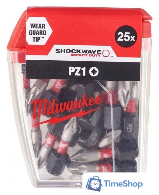 Набор бит Milwaukee 4932430861 (25 предметов) - Изображение №1 — Интернет-магазин Time-Shop
