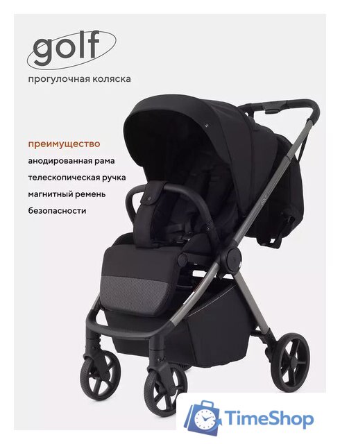 Коляска прогулочная «книга» Rant Golf RA101 (black) - Изображение №3 — Интернет-магазин Time-Shop