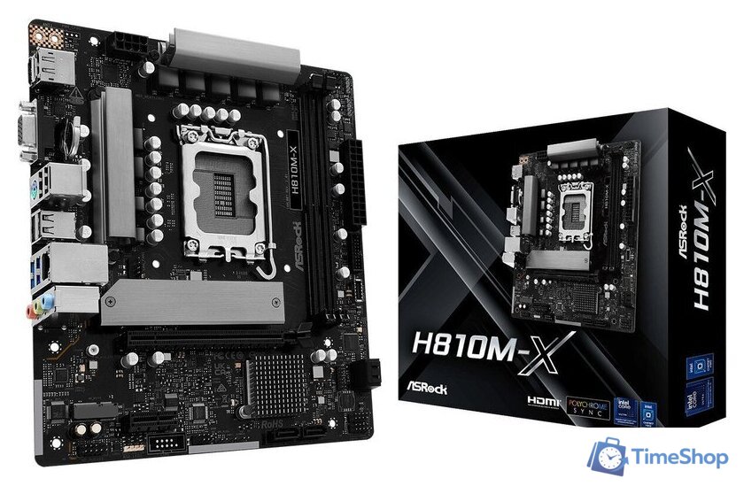 Материнская плата ASRock H810M-X - Изображение №5 — Интернет-магазин Time-Shop