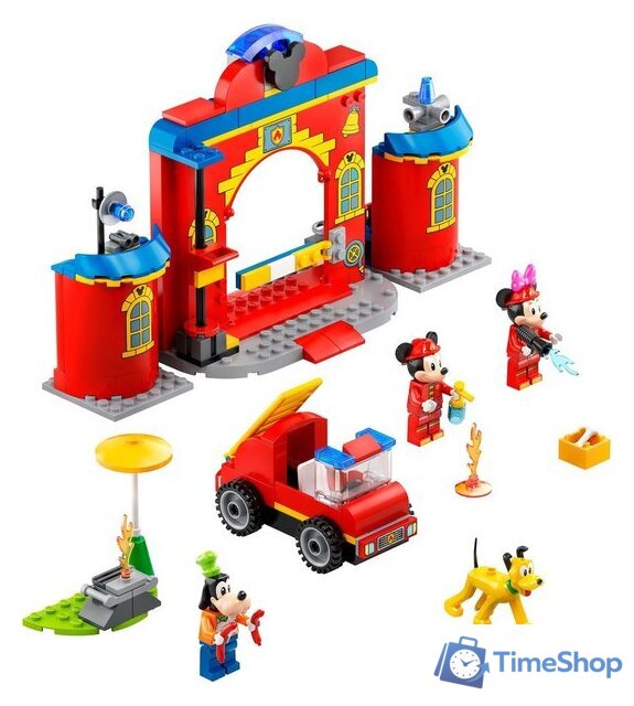 Конструктор LEGO Disney 10776 Пожарная часть и машина Микки и его друзей - Изображение №3 — Интернет-магазин Time-Shop