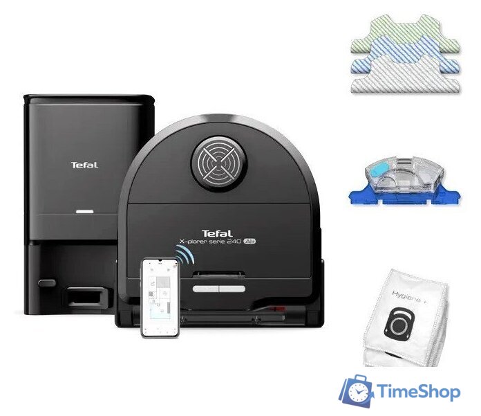 Робот-пылесос Tefal X-Plorer S240+ AI RG9695WH - Изображение №1 — Интернет-магазин Time-Shop