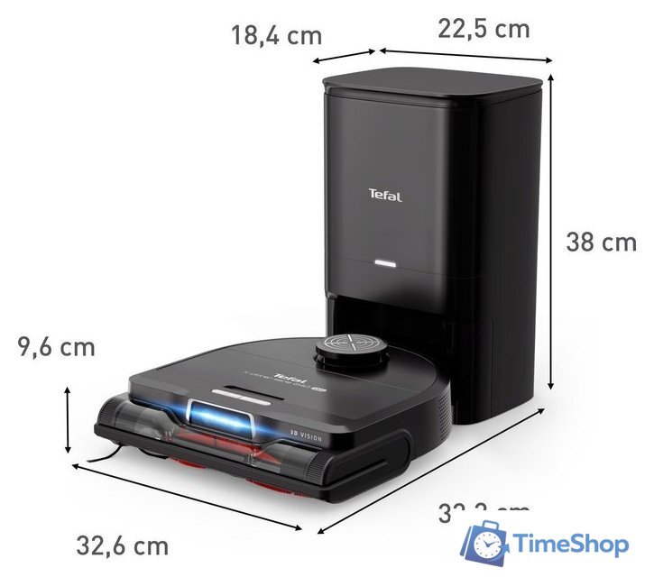 Робот-пылесос Tefal X-Plorer S240+ AI RG9695WH - Изображение №8 — Интернет-магазин Time-Shop