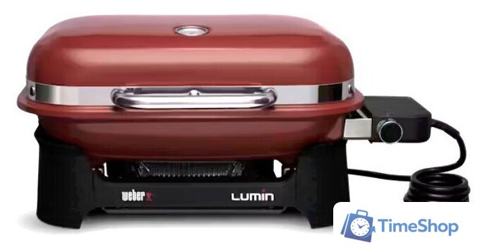 Электрогриль Weber Lumin Compact Red 91040979 - Изображение №1 — Интернет-магазин Time-Shop