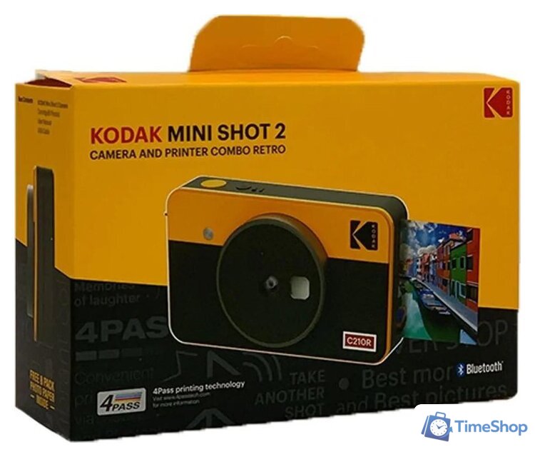 Фотоаппарат Kodak Mini Shot 2 C210R (черный/желтый) - Изображение №5 — Интернет-магазин Time-Shop