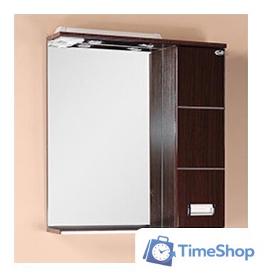  Onika Шкаф с зеркалом Балтика 67.02 Н (венге, левый) [206701] - Изображение №1 — Интернет-магазин Time-Shop