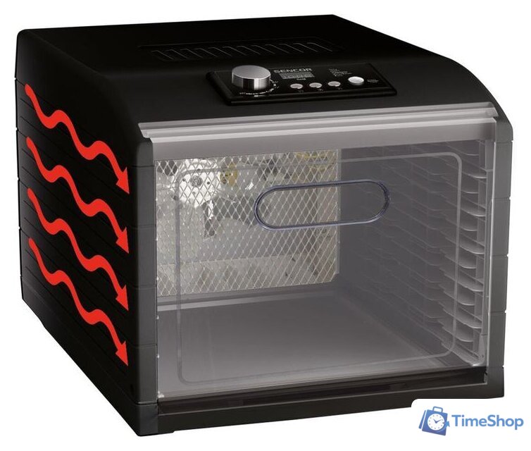 Сушилка для овощей и фруктов Sencor SFD 6600BK - Изображение №6 — Интернет-магазин Time-Shop