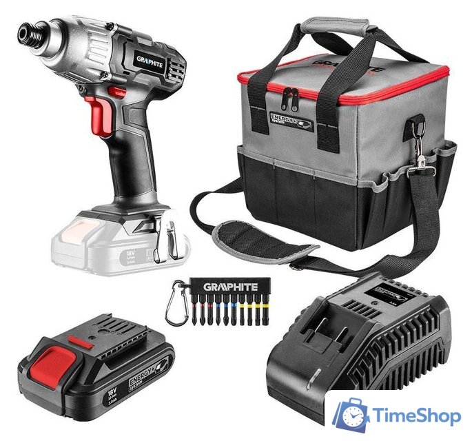 Винтоверт GRAPHITE 58G012-S15 (с 1-им АКБ, сумка) - Изображение №1 — Интернет-магазин Time-Shop