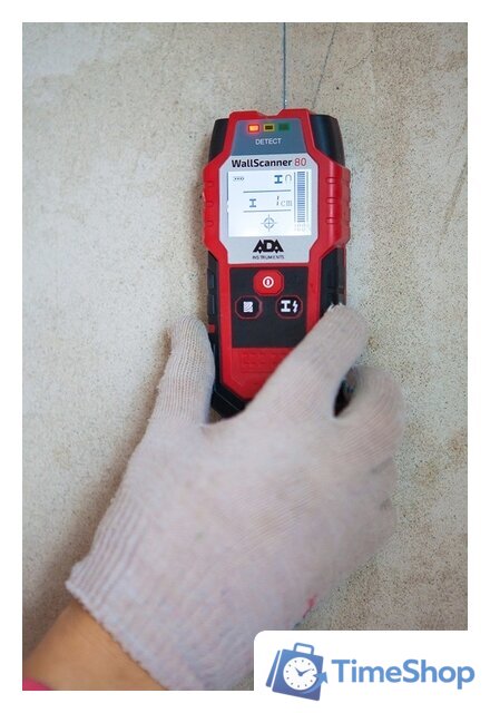 Детектор скрытой проводки ADA Instruments Wall Scanner 80 - Изображение №6 — Интернет-магазин Time-Shop