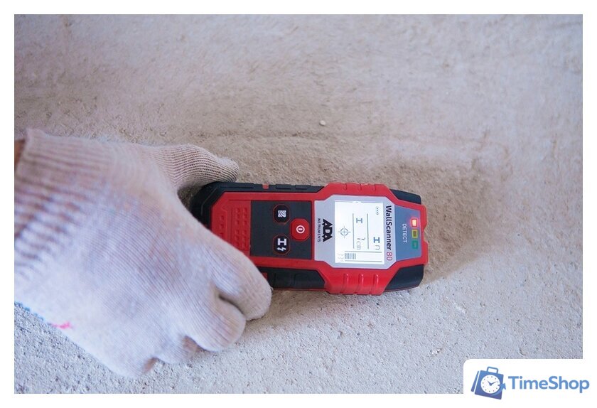 Детектор скрытой проводки ADA Instruments Wall Scanner 80 - Изображение №9 — Интернет-магазин Time-Shop