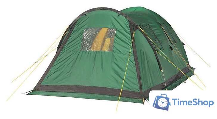 Кемпинговая палатка AlexikA Grand Tower 4 (зеленый) - Изображение №2 — Интернет-магазин Time-Shop